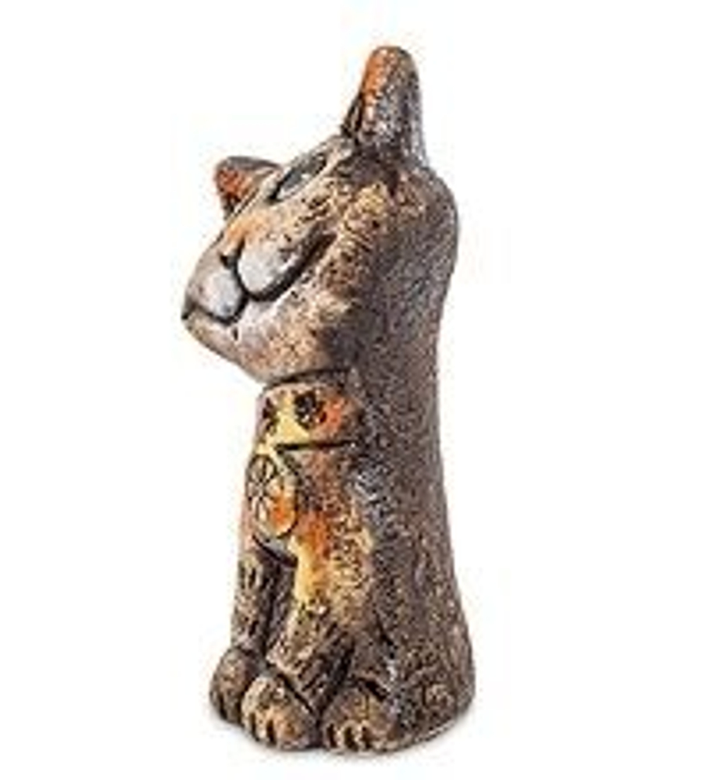 Фигурка "Кот Смайлик" шамот