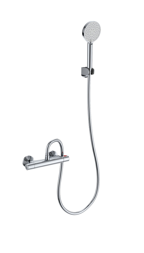 Смеситель для душа с термостатом WONZON & WOGHAND INN 5, Хром (WW-B1005-A-CR)