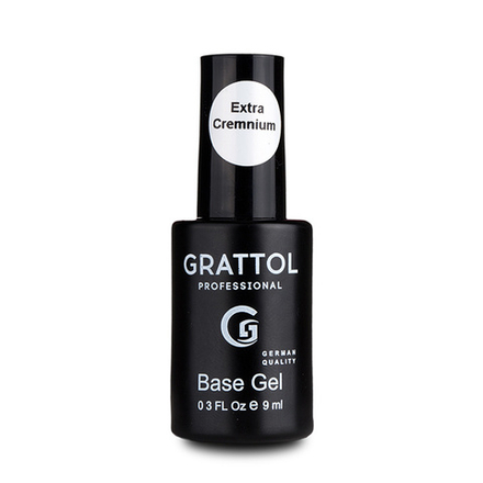 Grattol Base Extra Cremnium - База каучуковая с частицами кремния, 9мл