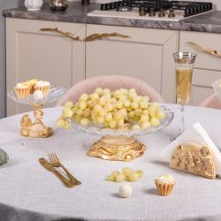 Фруктовница-конфетница Флора Айвори