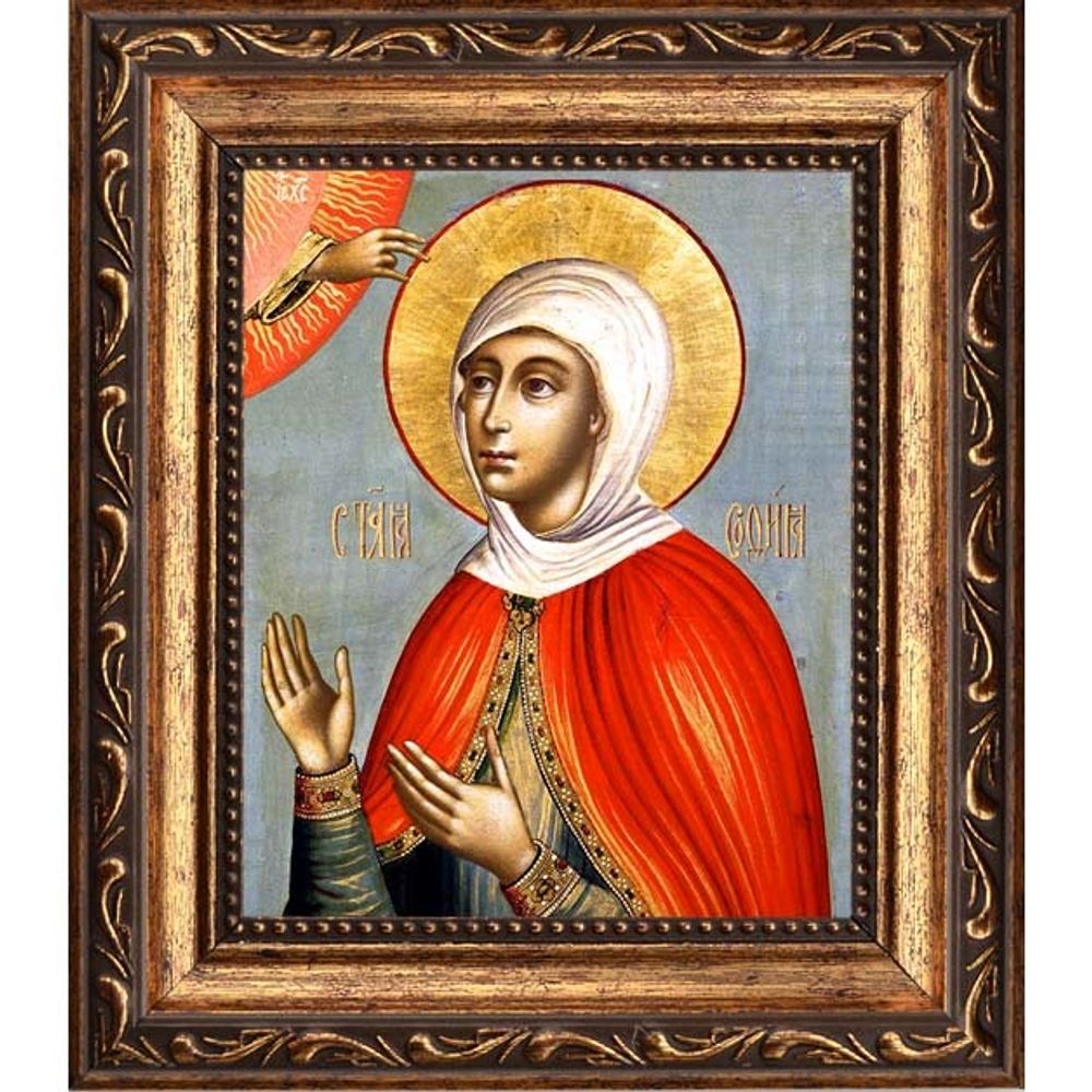 София Египетская мученица. Икона на холсте.