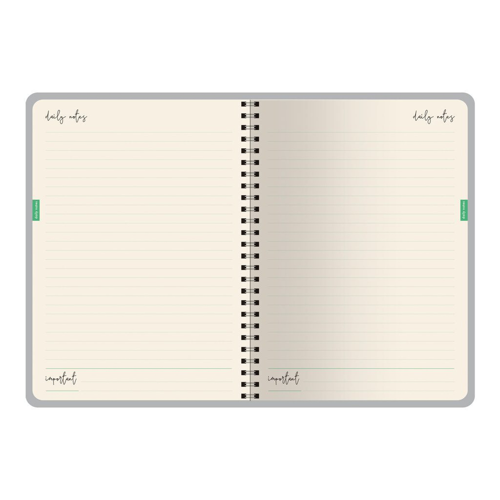 Ежедневник недат. А5 136л., 7БЦ, гребень "Дневник. Сердечки. Фантазия"