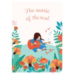 Тетрадь 60 л. в клетку обложка SoftTouch, бежевая бумага 70 г/м2, сшивка, В5 (179х250 мм), ГАРМОНИЯ, BRAUBERG, 1403816