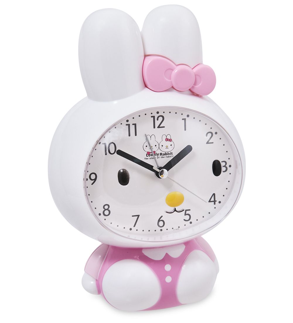 GAEM Art CL-75/2 Будильник «Зайка» белый