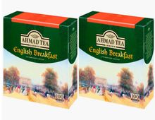 Чай черный Ahmad tea English breakfast 100 пакетиков 2 шт