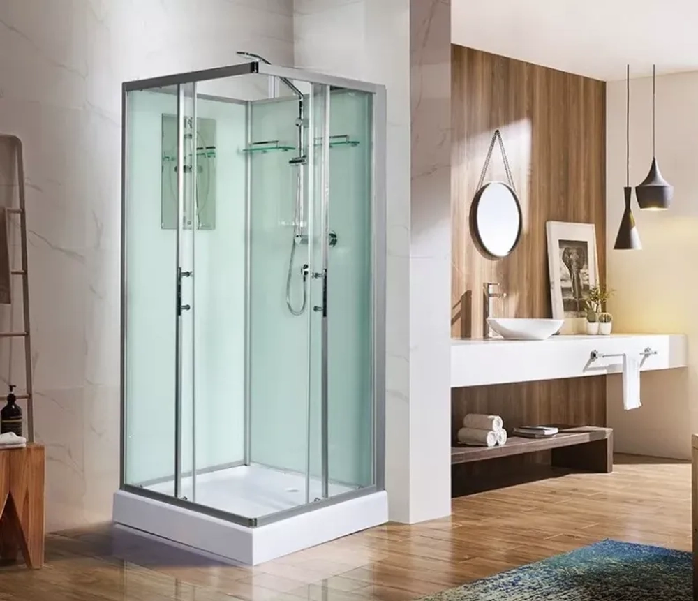 Душевая кабина WeltWasser (ВельтВассер) Laine 801, с низким поддоном, 80x80x217