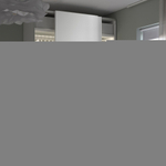 Шкаф-купе PAX HASVIC IKEA комбинация с 2 полками (белый)  120*60*260