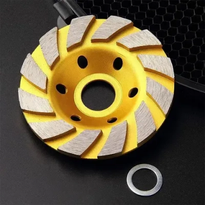 3шт,Чашка алмазная зачистная,100*22 мм/Шлифовальный круг/Круг зачистной,Диаметр отверстия 16 мм