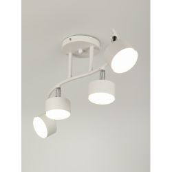 Светильник настенно-потолочный спот Rivoli   7080-704 4хGX53 15 Вт поворотный