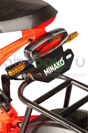 Электровелосипед Minako FOX-L 2.0 (48v/23Ah) Литые диски - Красный фото 9