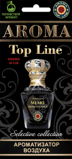 Ароматизатор для автомобиля AROMA TOP LINE №s09 Irish Leather картон