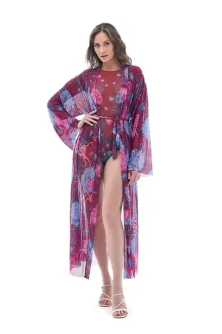 Халат "Пионы"