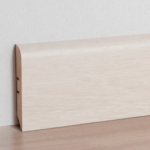 Плинтус МДФ Smartprofile Strong 80М П12 Дуб Филадельфия светлый 16x80х2400 мм