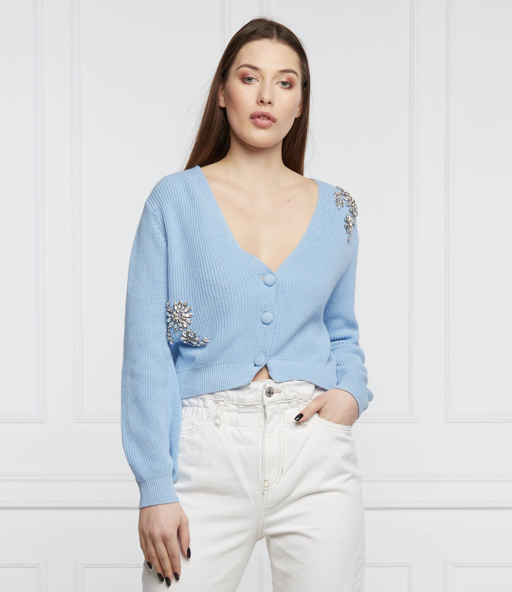 кардиган Liu Jo - голубой(CA2170 MA55G)