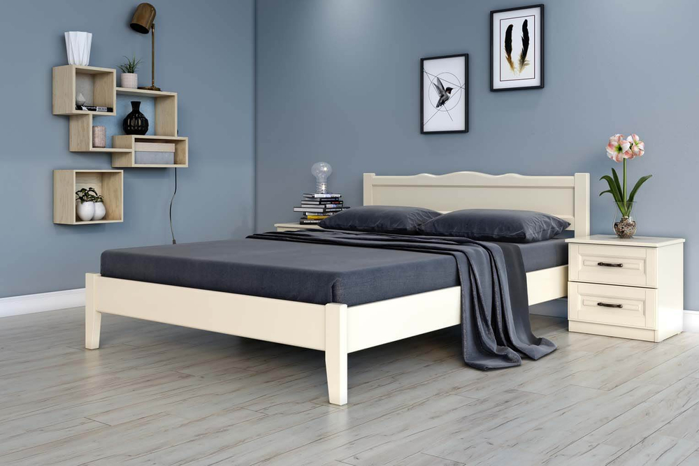Кровать Карина 7 (массив сосны)