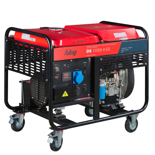 Дизельный генератор FUBAG DS 12000 A ES с электростартером и коннектором автоматики