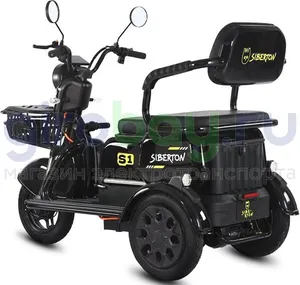 Электротрицикл SIBERTON S1 2000W (60V/21Ah) двухместный фото №2