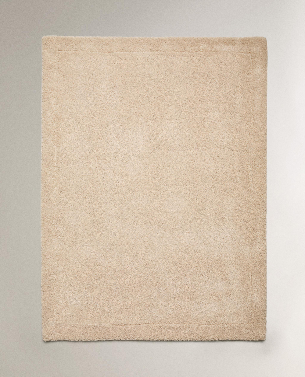 Zara Home плед из хлопка, экрю, в клетку