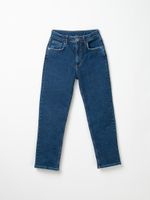 Джинсы прямые "Синие" 7+