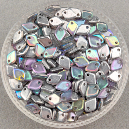 Dragon Scale 1,5x5 мм, Crystal Silver Rainbow