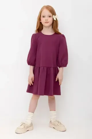 платье  для девочки  КР 5898/насыщенная клюква к497