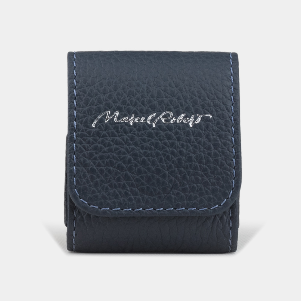 Чехол для наушников Petit из кожи теленка, цвета синий