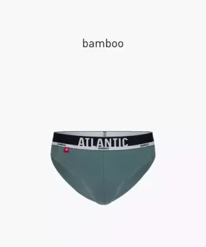 Мужские трусы слипы спорт Atlantic MP-1565, изумрудные