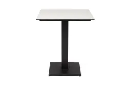 "Каффе" стол из HPL квадратный 64х64см, цвет молочный