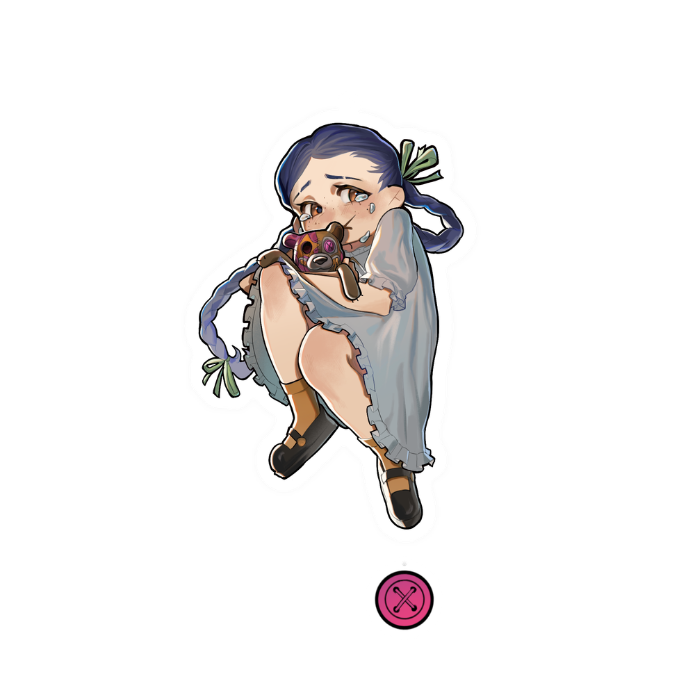 Составной акриловый брелок «Phantasmagoria»