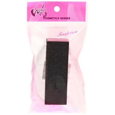 Шлифовка-бафик для ногтей в пакете 4 в 1"Классика», цвет черный, 9*3.3*2.4см