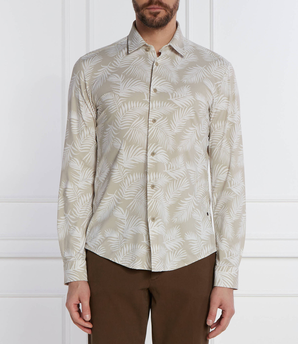 Рубашка P-ROAN-kent-C1-233 BOSS BLACK - бежевый(50513613)