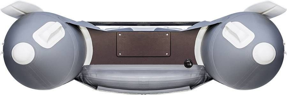 Лодка ПВХ АКВА 3600 НДНД Графит/светло-серый