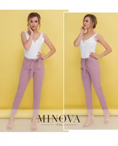 Брюки 1092-пудра Minova