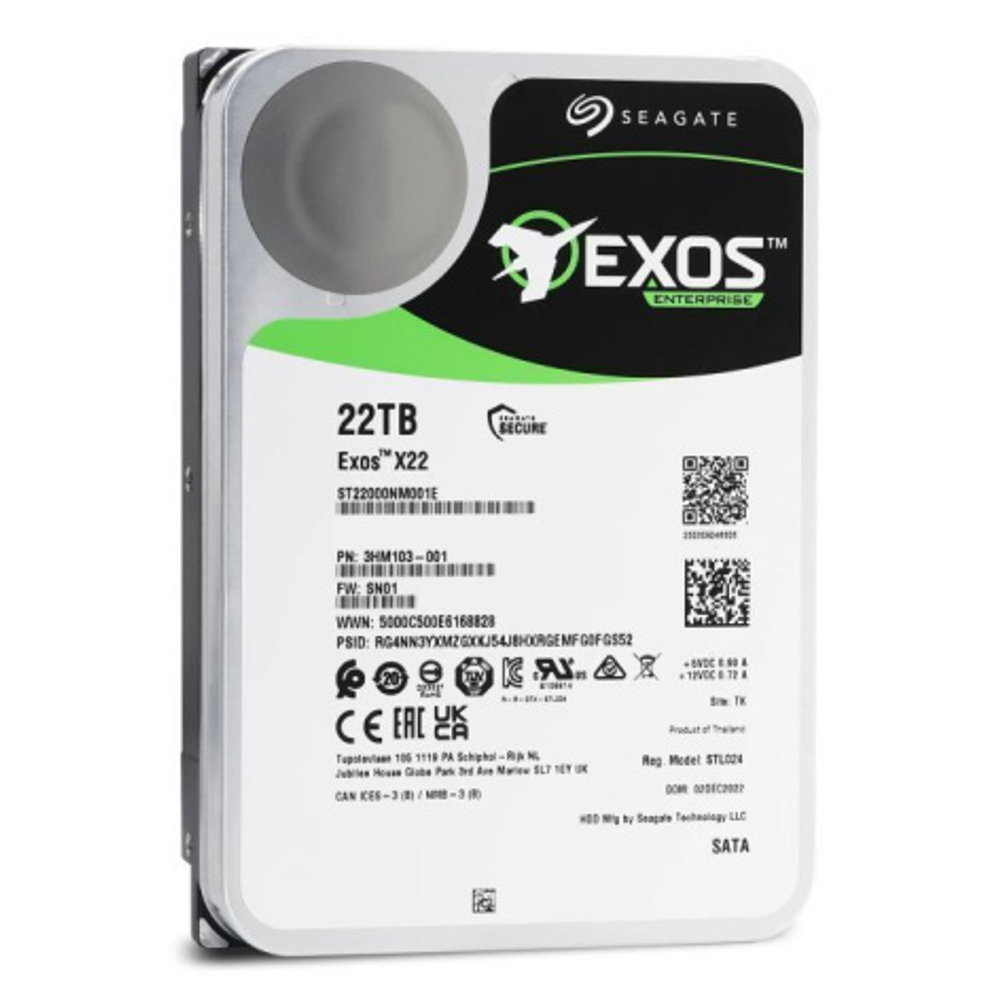 Жесткий диск 22TB SATA 6Gb/s Seagate ST22000NM001E