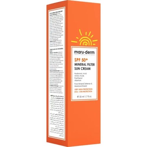 Maruderm, Крем солнцезащитный SPF 50+ Mineral Filter Sun Cream, 50 мл