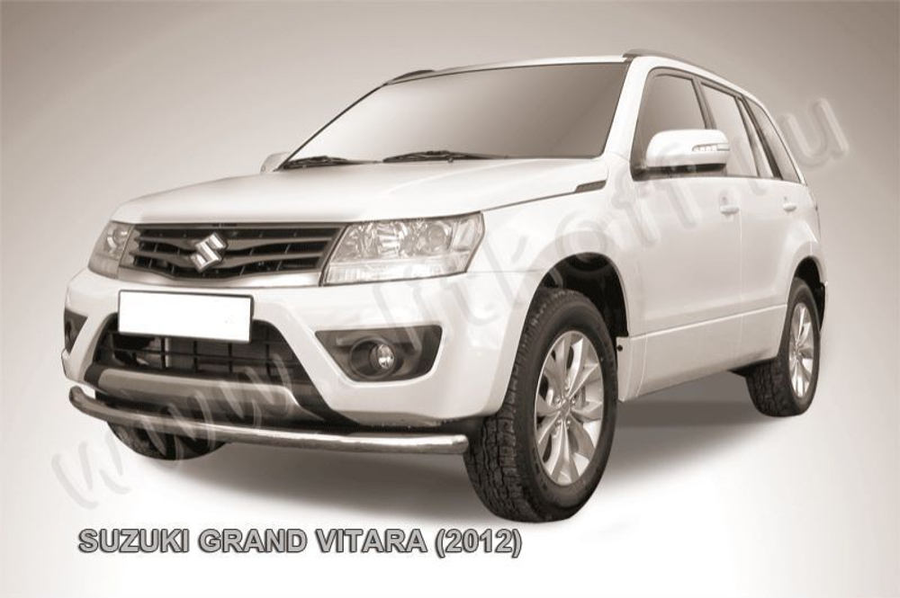Защита переднего бампера (нержавейка) Suzuki Grand Vitara (2012-2015) d57