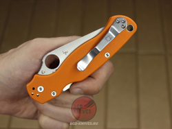 Нож Spyderco Paramilitary 2 Orange-Satin C81GPOR