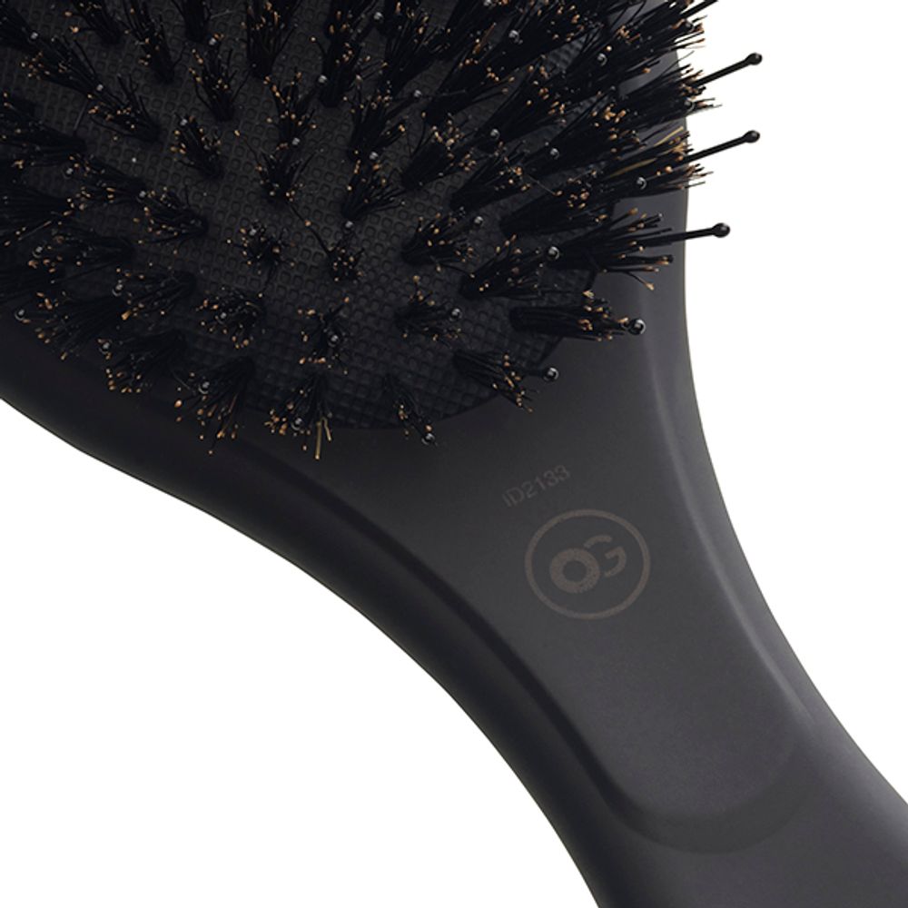 Щетка Olivia Garden EXPERT CARE OVAL Boar & Nylon Bristles Black Label - 5