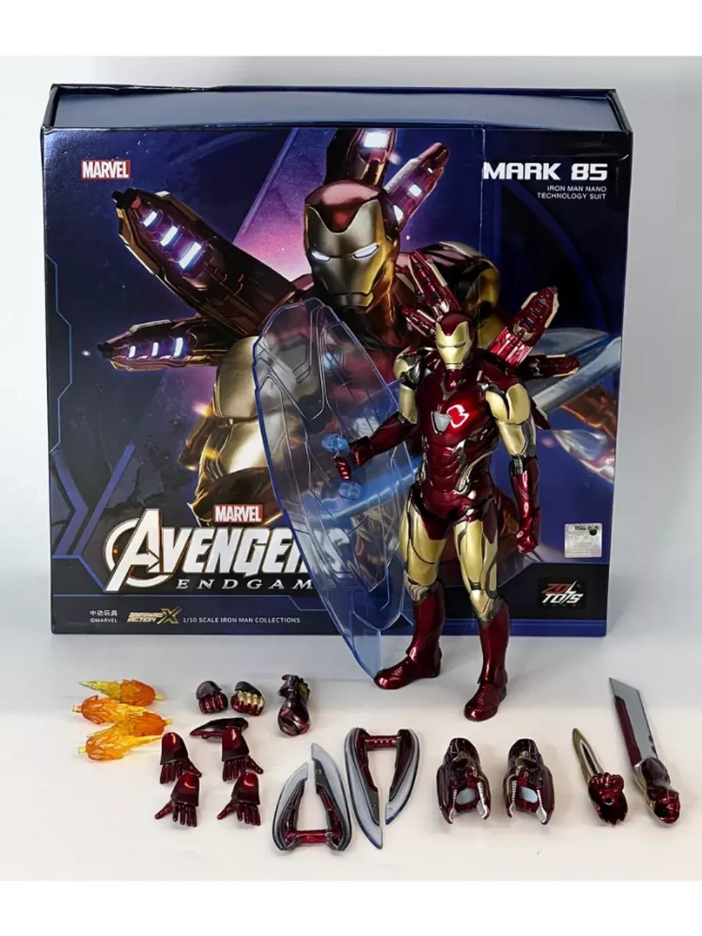 Фигурка Железный человек Iron Man Марвел ZD Toys 1907-85