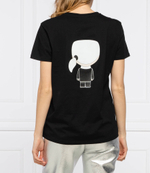 футболка ikonik karl Karl Lagerfeld - черный(210W1721)