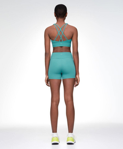 OYSHO Велосипедки Hot Pants Comfortlux с высокой посадкой длиной 10 см, бирюзовый