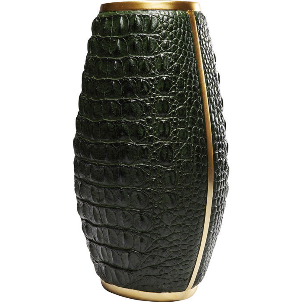 Ваза Кроко зелёная