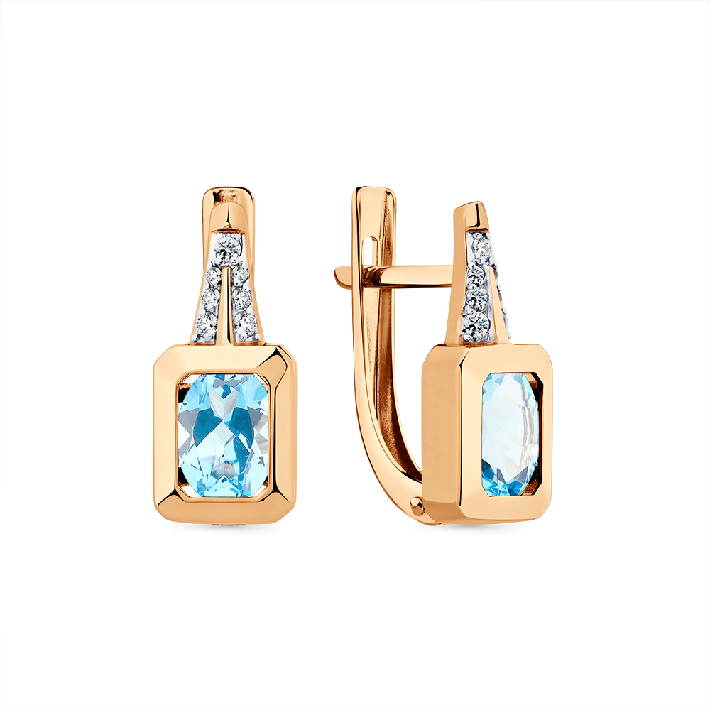 Серьги из золота 585 пробы