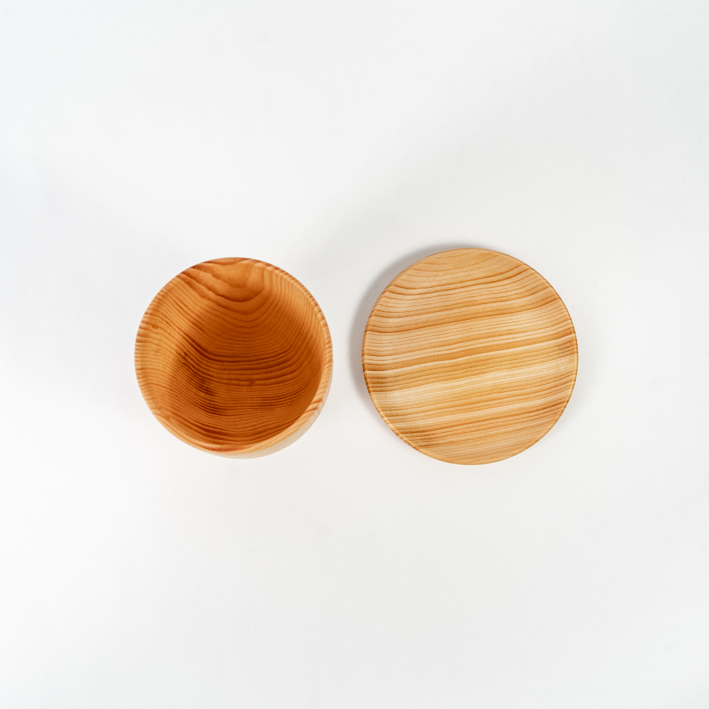 Деревянный пивной набор из сибирского кедра с блюдцем NC33