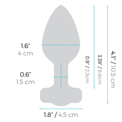 b-Vibe Jewel Plug M/L - Анальная пробка