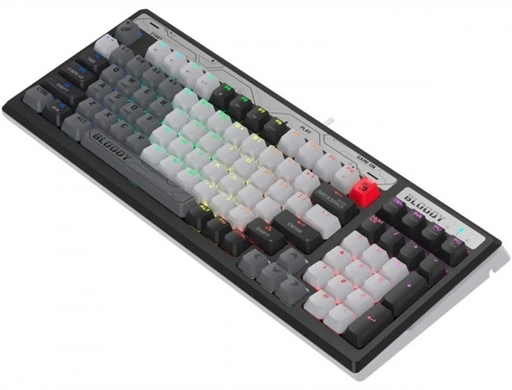 Клавиатура A4Tech Bloody B950 серый