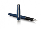 Перьевая ручка Parker Sonnet Blue Subtle CT, перо: F, цвет чернил: black, в подарочной упаковке