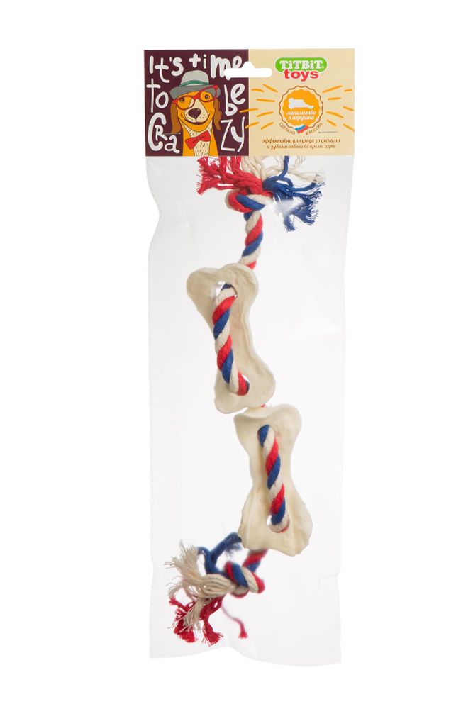 Канат 10 мм + 2 косточки слоеные TitBit Канат 10 мм + 2 косточки слоеные TitBit