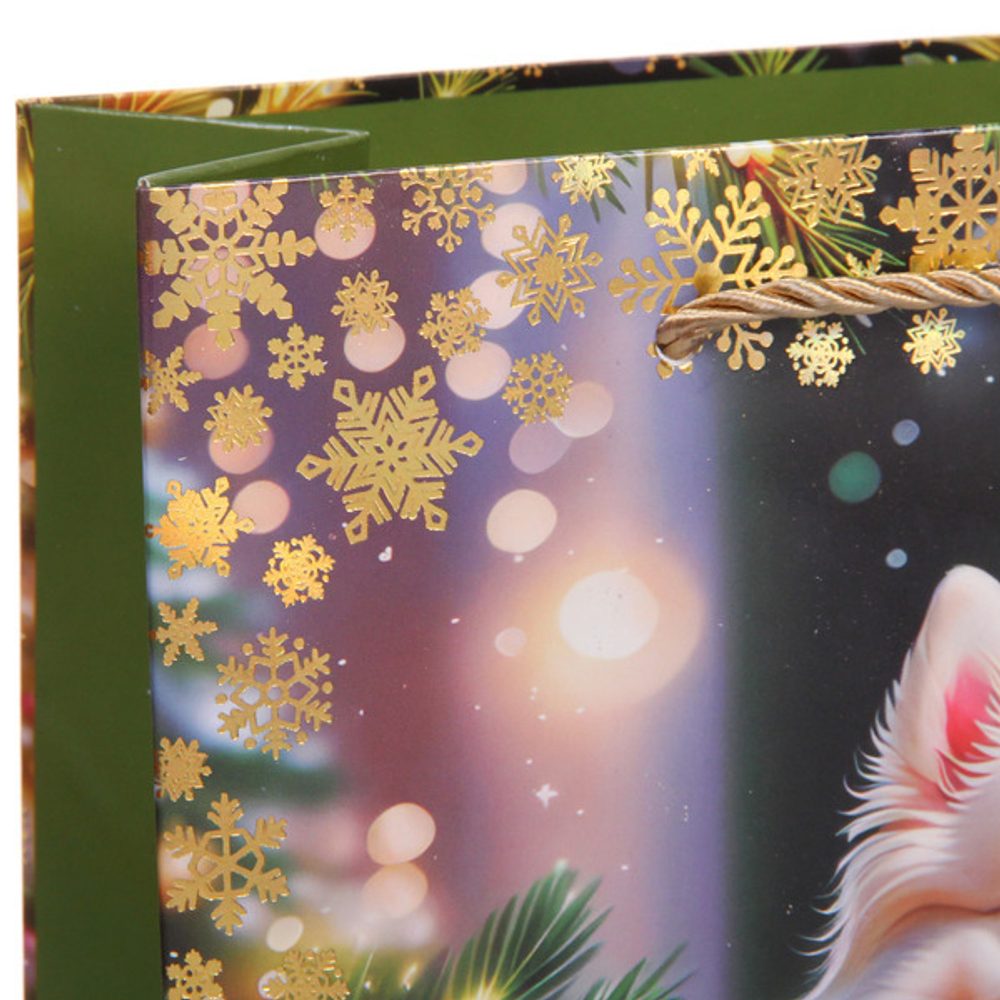 Пакет подарочный «Милые животные» 18*23*8 см, микс