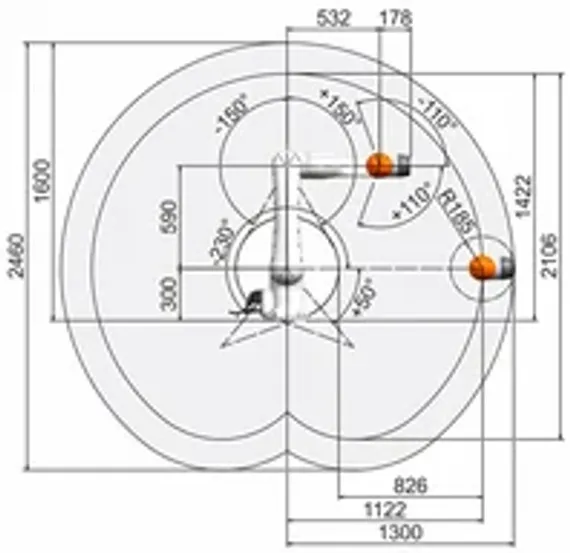 Промышленный робот KUKA KR AGILUS, KR 6 R900 HM-SC